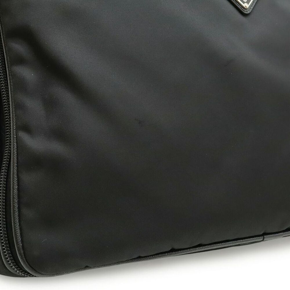 Prada Nylon Leather Triangle Logo Briefcase - Picture 9 of 9